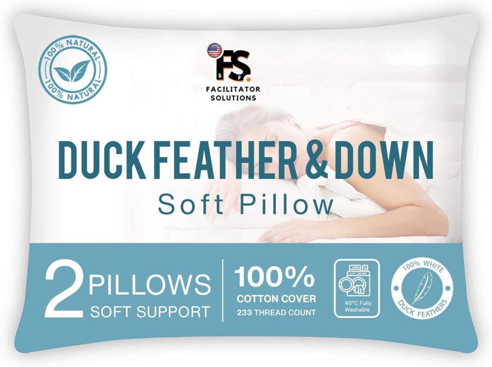 American Goose Down Alternative Pillow – Hypoallergenic Hotel Pillow
