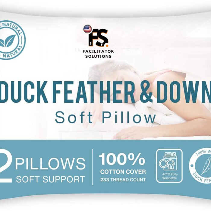 American Goose Down Alternative Pillow – Hypoallergenic Hotel Pillow
