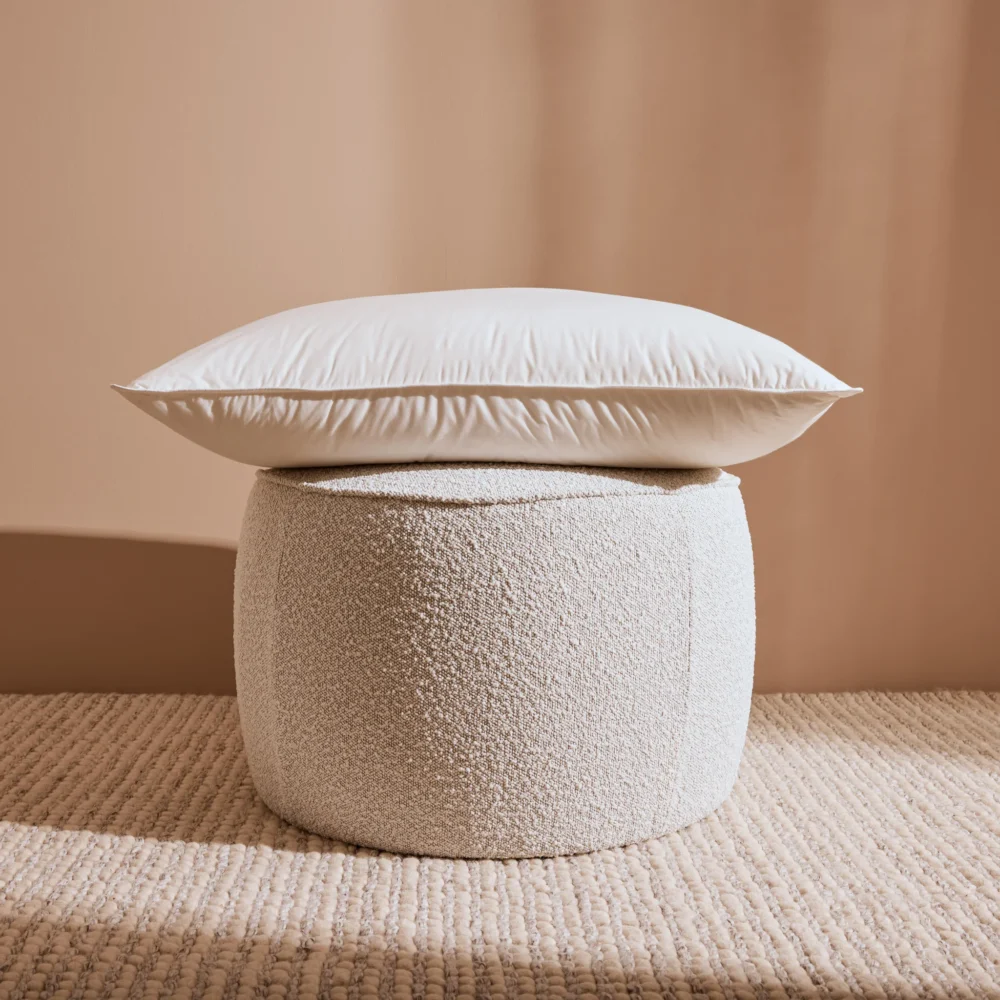 "Stockholm Goose Down Pillow for Scandinavian-Style Sleep"