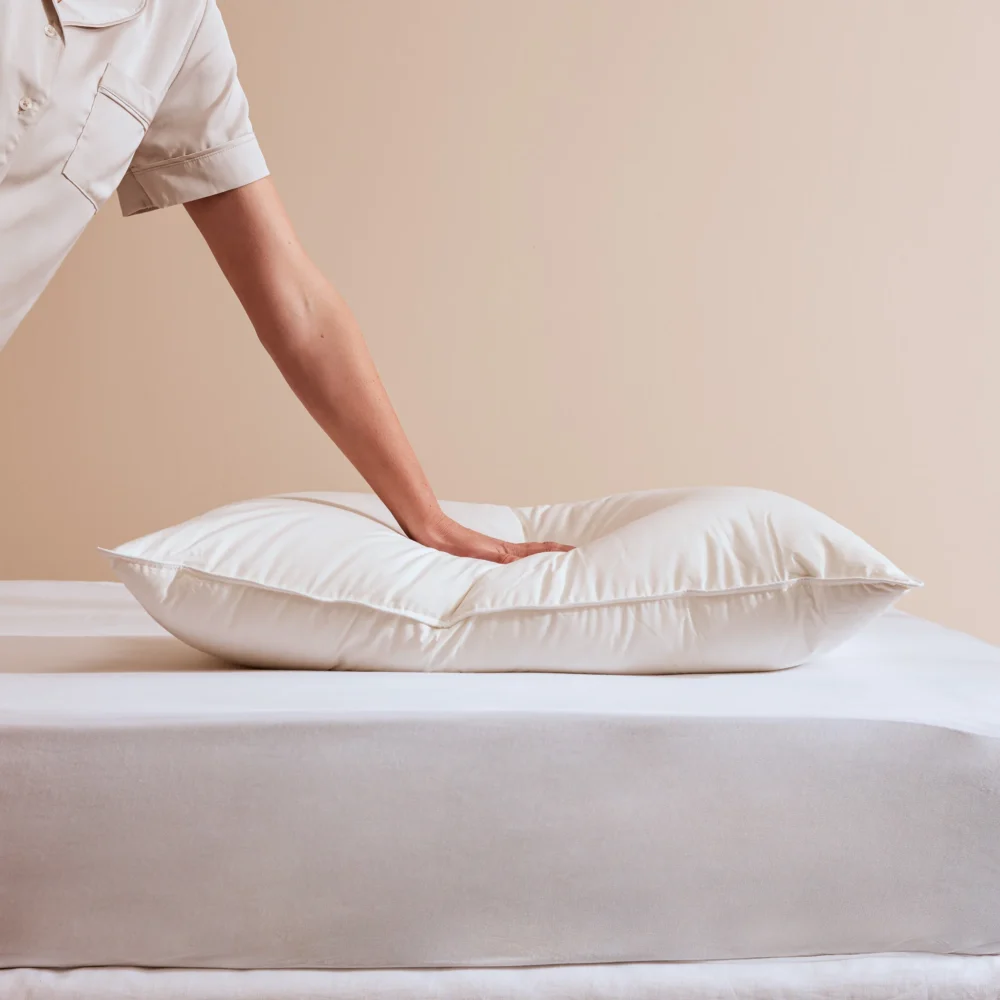 Stockholm Goose Down Pillow – Scandinavian Soft Sleep Comfort