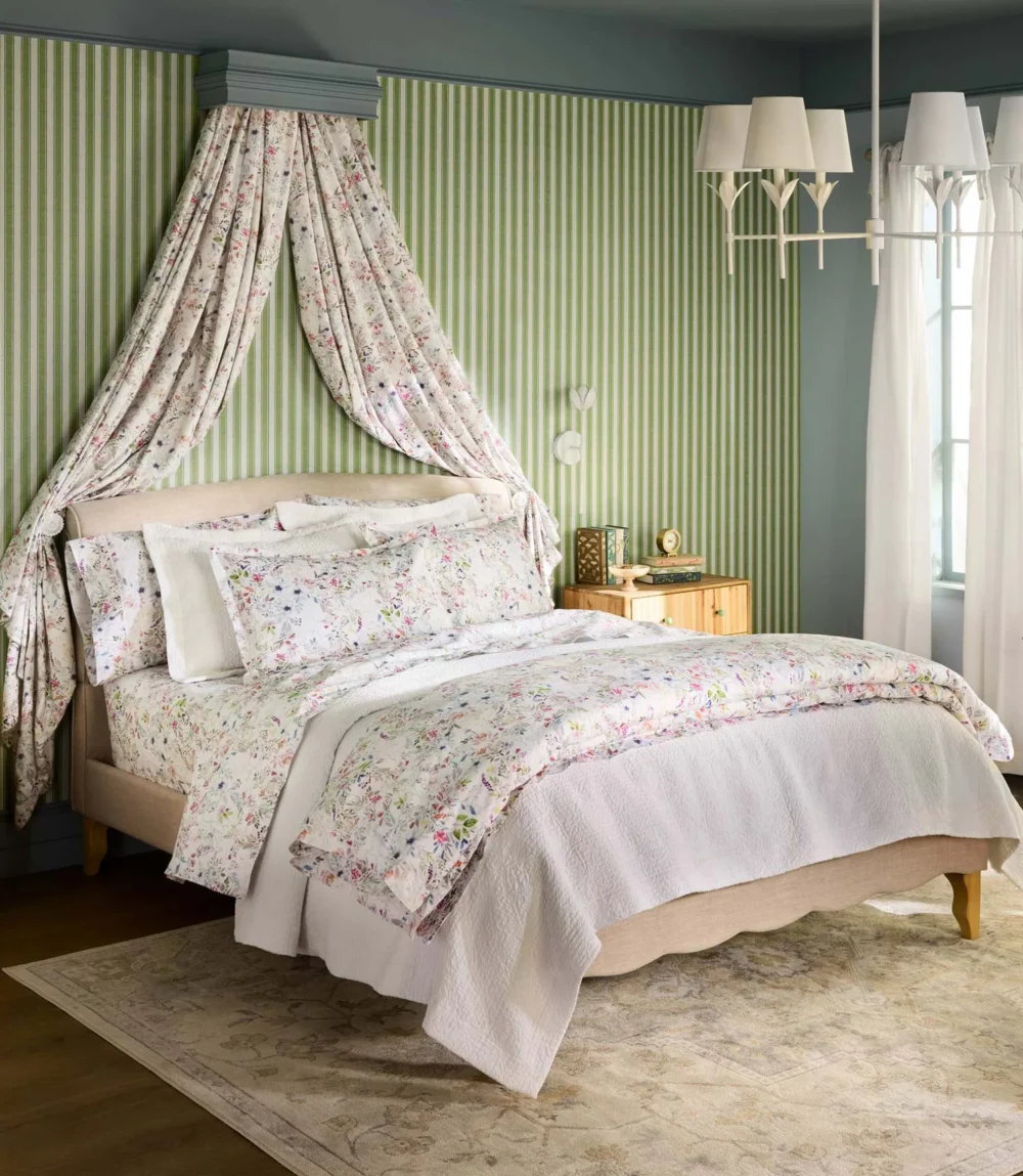 Chloe Floral Percale Sheet Set - Image 3